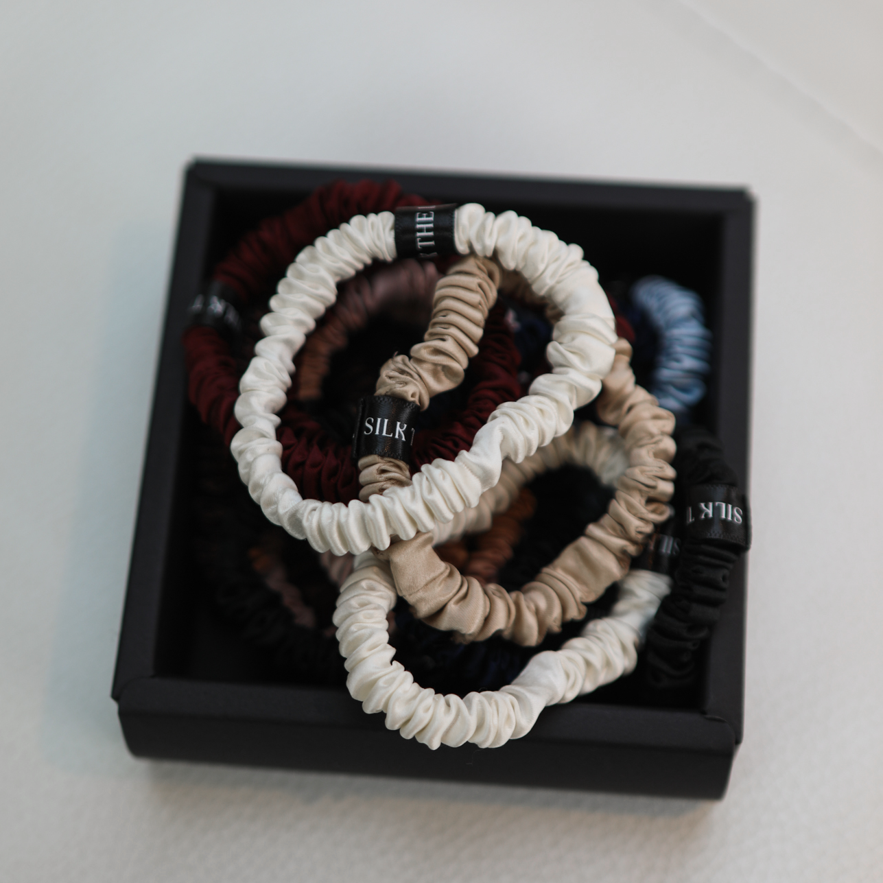 Small Silk Hair Ties