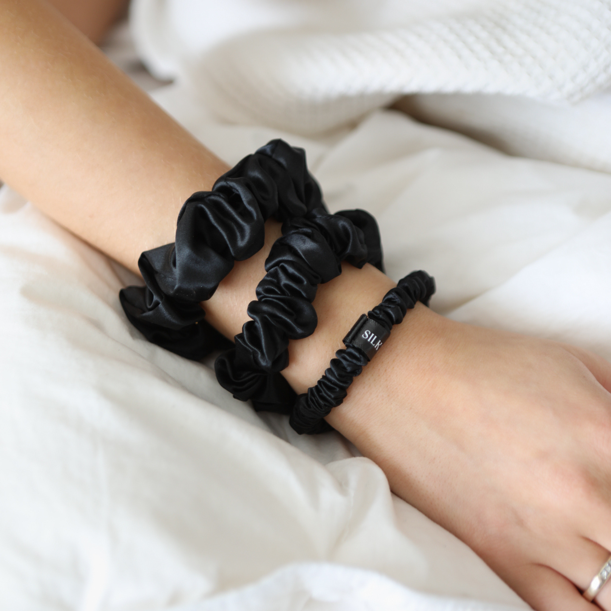Medium Silk Hair Ties